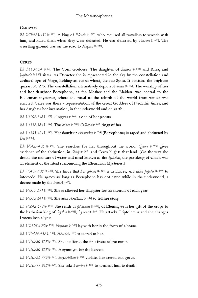 Ovid: The Metamorphoses - Page 476